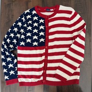 Vintage 90’s Cherokee Red and White Knit Sweater